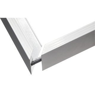 Aufbaurahmen Aluminium Premium wei 1200x300